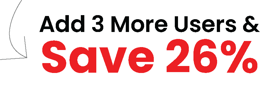 Add 2 Users & Save 26%